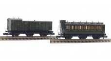 FLEISCHMANN 8694 - 8695 - Пассажирские вагоны - багажный и 3 класс 